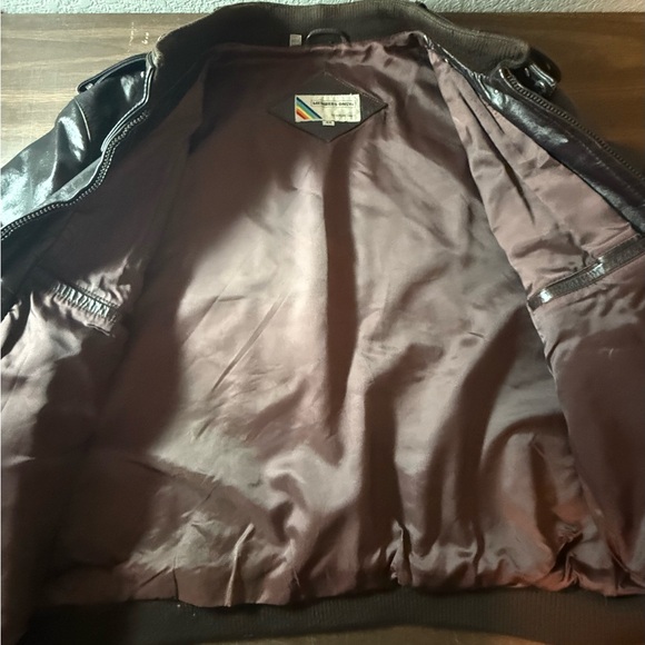 Vintage 80s Members Only Europe Craft Leather Jacket Men’s Size 44 - Picture 2 of 4